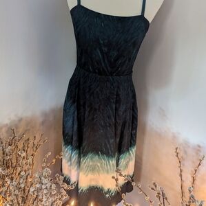 White House Black Market WHBM Dress 2 Market Midi Dress Green